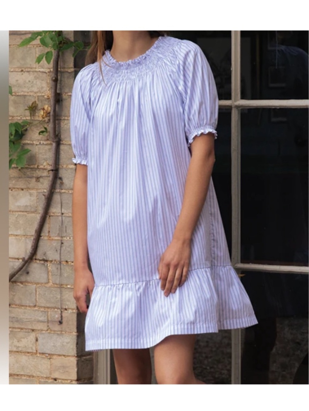 Lake pajamas striped veranda dress